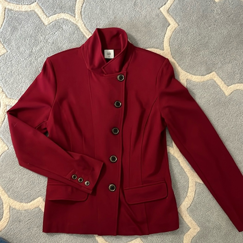 Cabi burgundy blazer